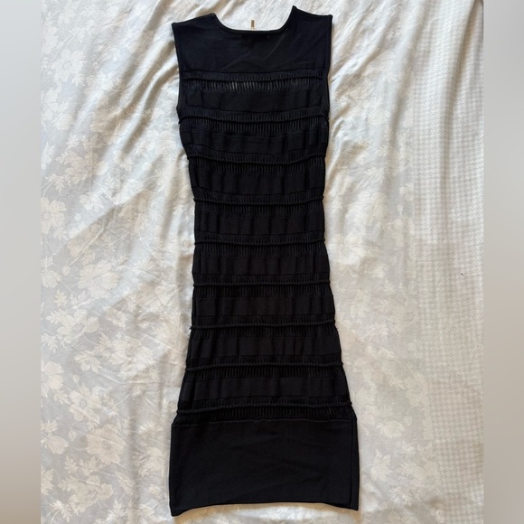 Maje | Black Crochet dress - Picture 2 of 5